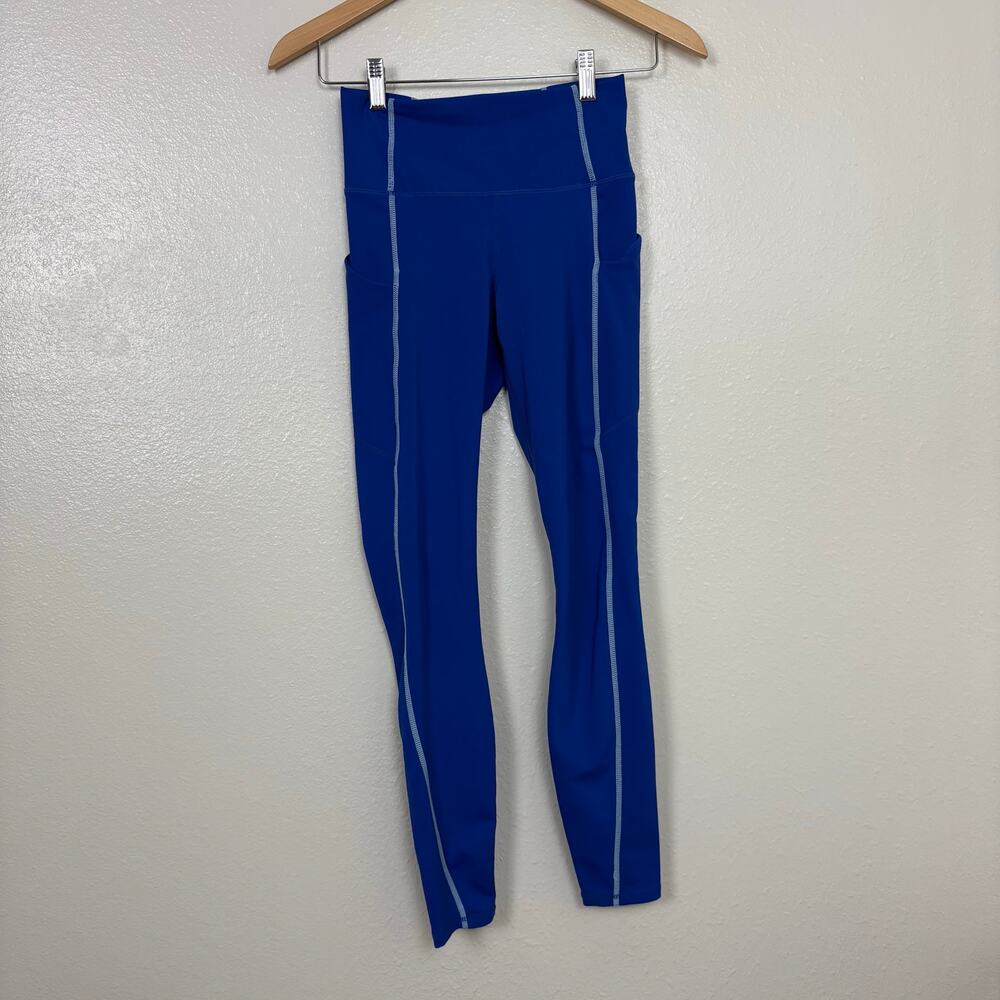 Fabletics Oasis Blue PureLuxe High-Waisted Pockets Legging - Picture 2 of 8